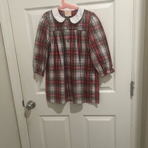 The Beaufort Bonnet Company Red and Green Plaid Dress